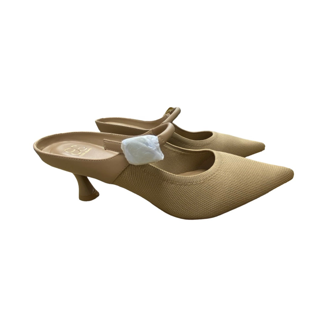 Shoes Heels Kitten By Cmc In Brown, Size:8.5