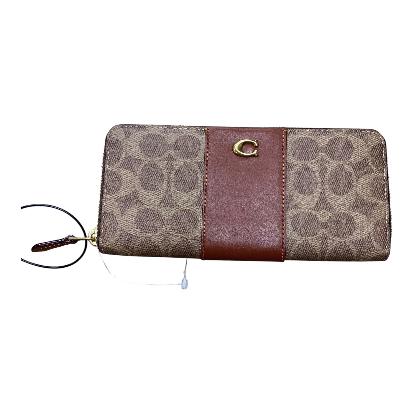Wallet Designer By Coach In Brown, Size:Large