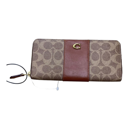 Wallet Designer By Coach In Brown, Size:Large