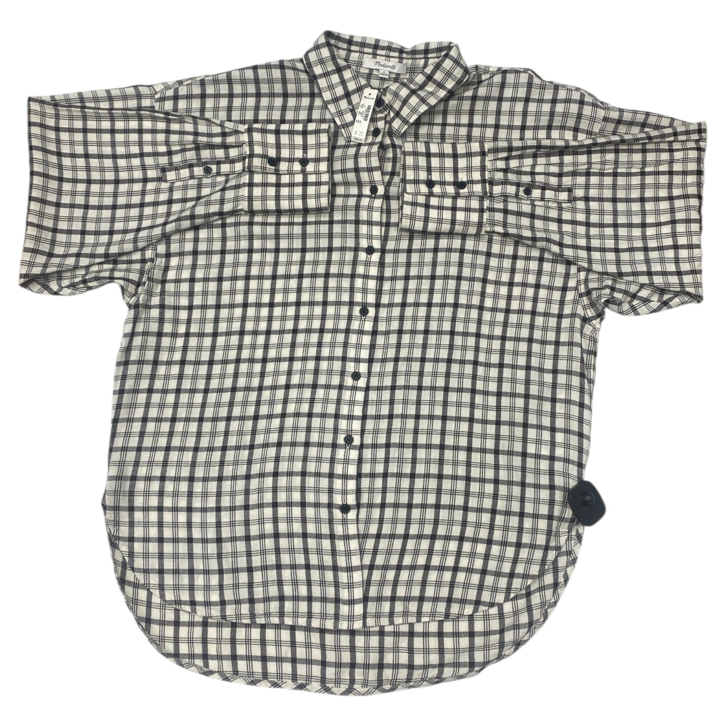 Top Ls By Madewell In Plaid Pattern, Size:M