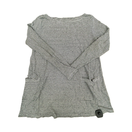 Top Ls Designer By Eileen Fisher In Striped Pattern, Size:Xs