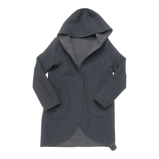 Athletic Jacket By Lululemon In Black & Grey