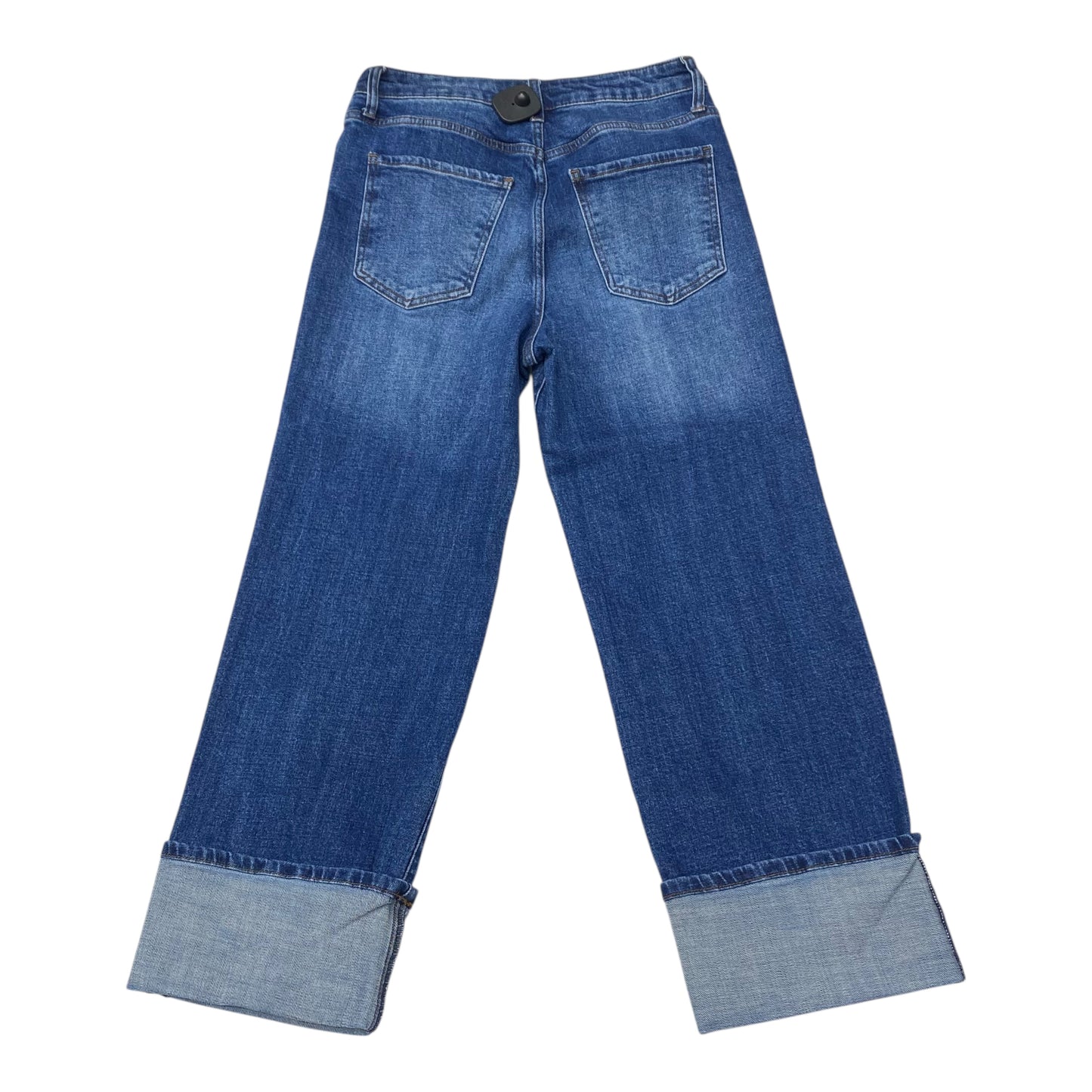 Jeans Wide Leg By Kut In Blue Denim, Size:4