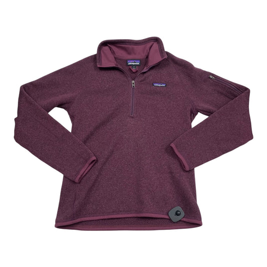 Athletic Jacket By Patagonia In Maroon, Size:S