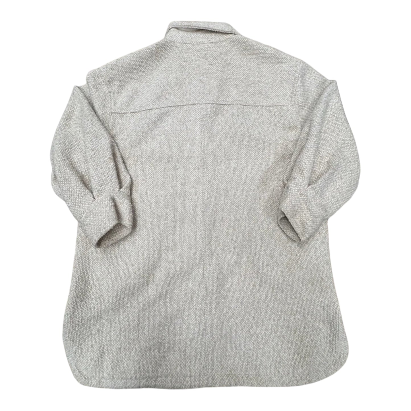 Jacket Shirt By H&m In Beige, Size: M