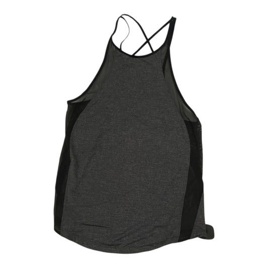 Athletic Tank Top By Lululemon In Black & Grey, Size:S