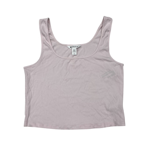 Athletic Tank Top By Athleta In Pink, Size:L