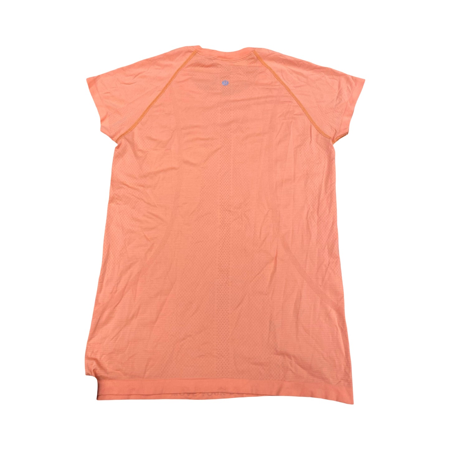 Athletic Top Ss By Lululemon In Orange, Size:10