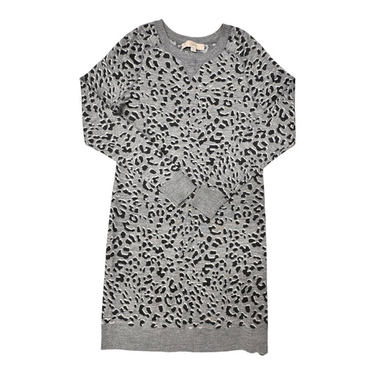 Dress Casual Midi By Loft In Animal Print, Size:S