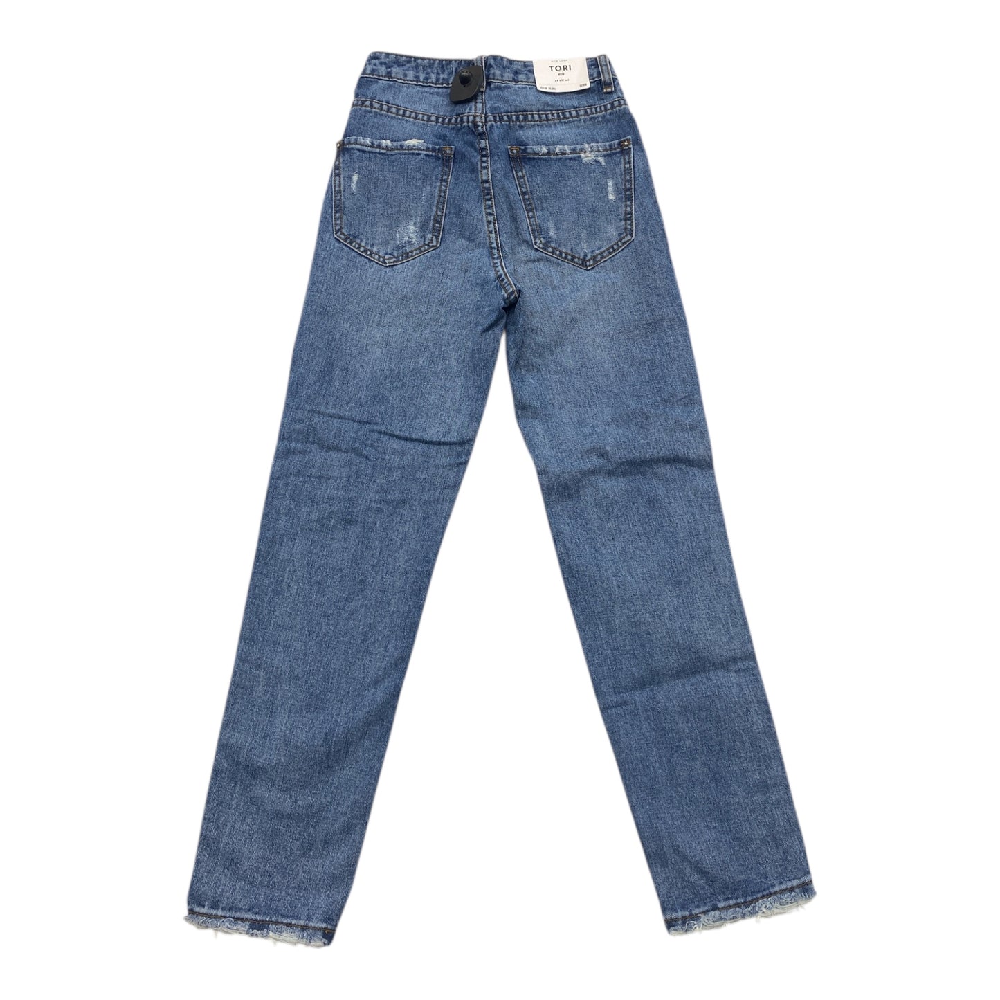 Jeans Straight By New Look In Blue Denim, Size:0