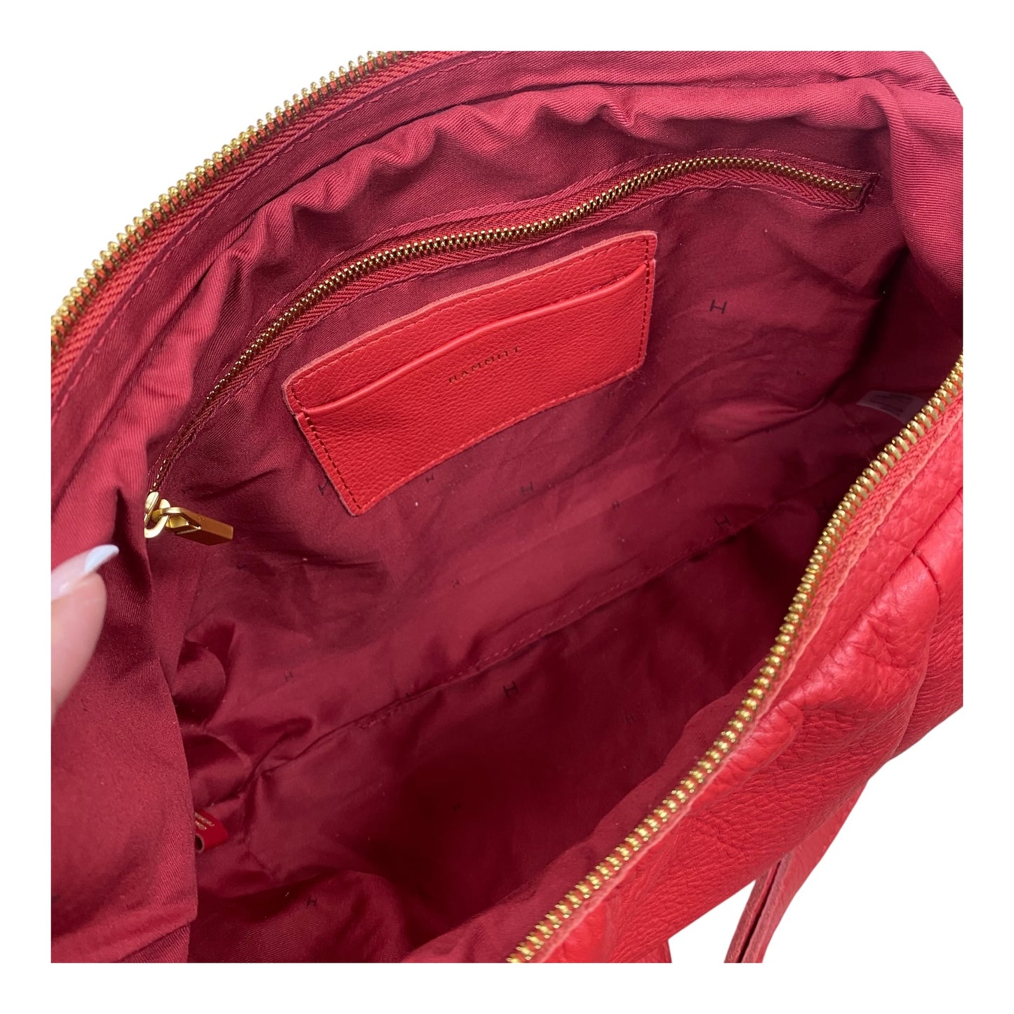 HANDBAG DESIGNER by HAMMITT In RED, Size: SMALL