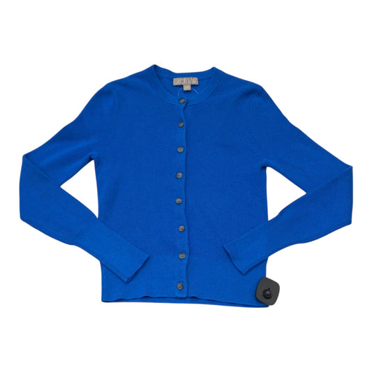Sweater Cardigan By J. Crew In Blue, Size:Xxs