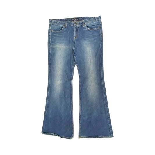 Jeans Flared By Earl Jean In Blue, Size:14