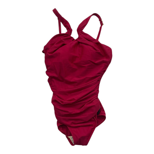 Swimsuit By Miraclesuit In Pink, Size:14