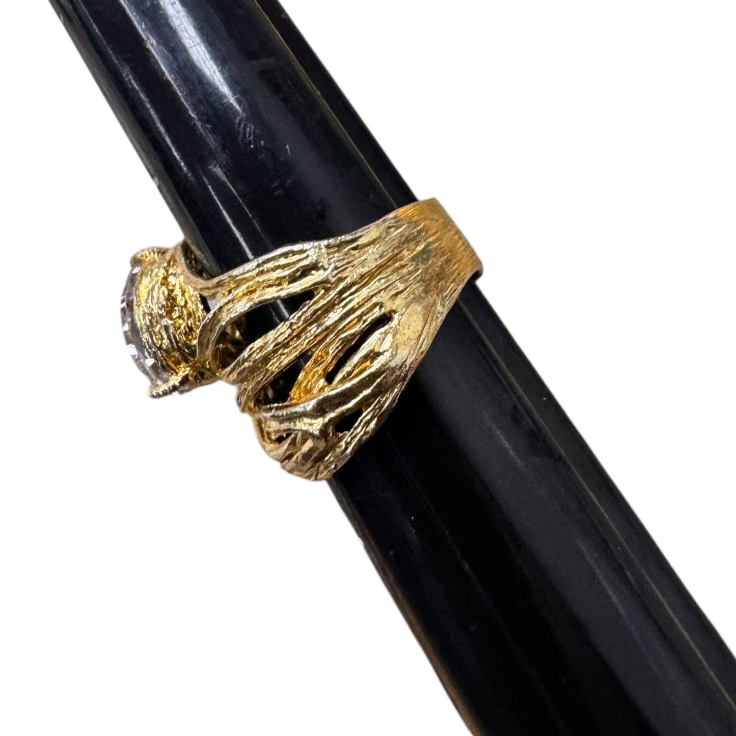 Ring Statement 925 By Cmc In Gold, Size:8