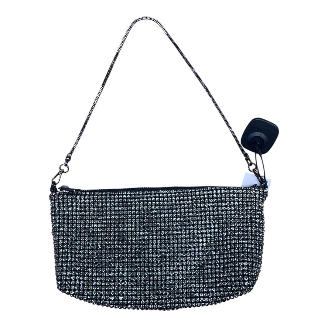 Handbag Designer By Kate Spade In Black & Silver, Size:Small