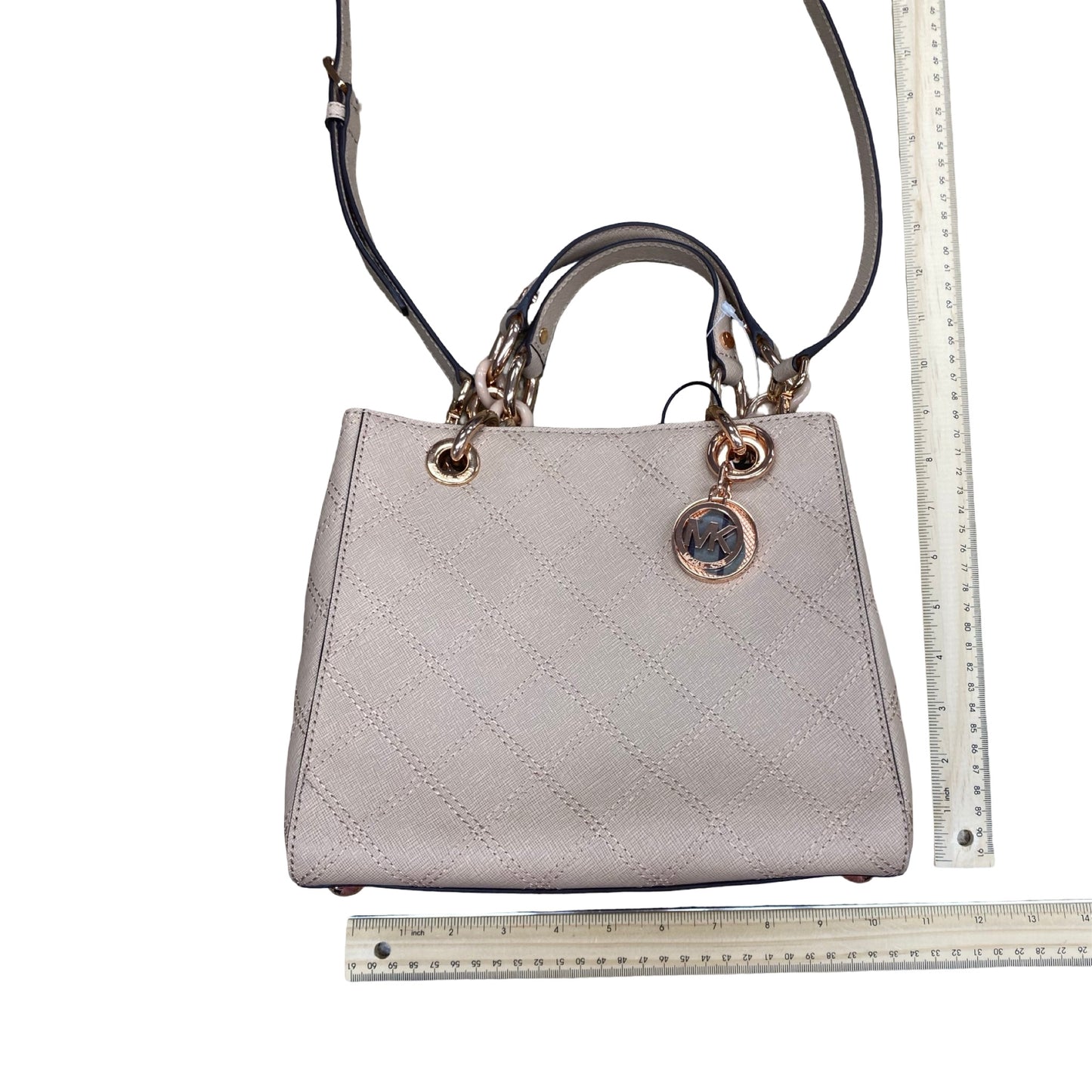 Handbag Designer By Michael Kors In Pink, Size:Medium