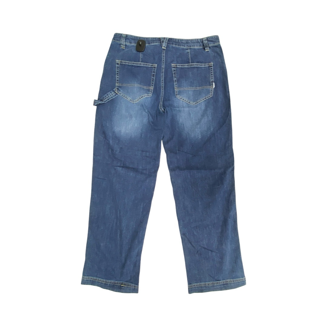 Jeans Wide Leg By Cmc In Blue, Size:Xl