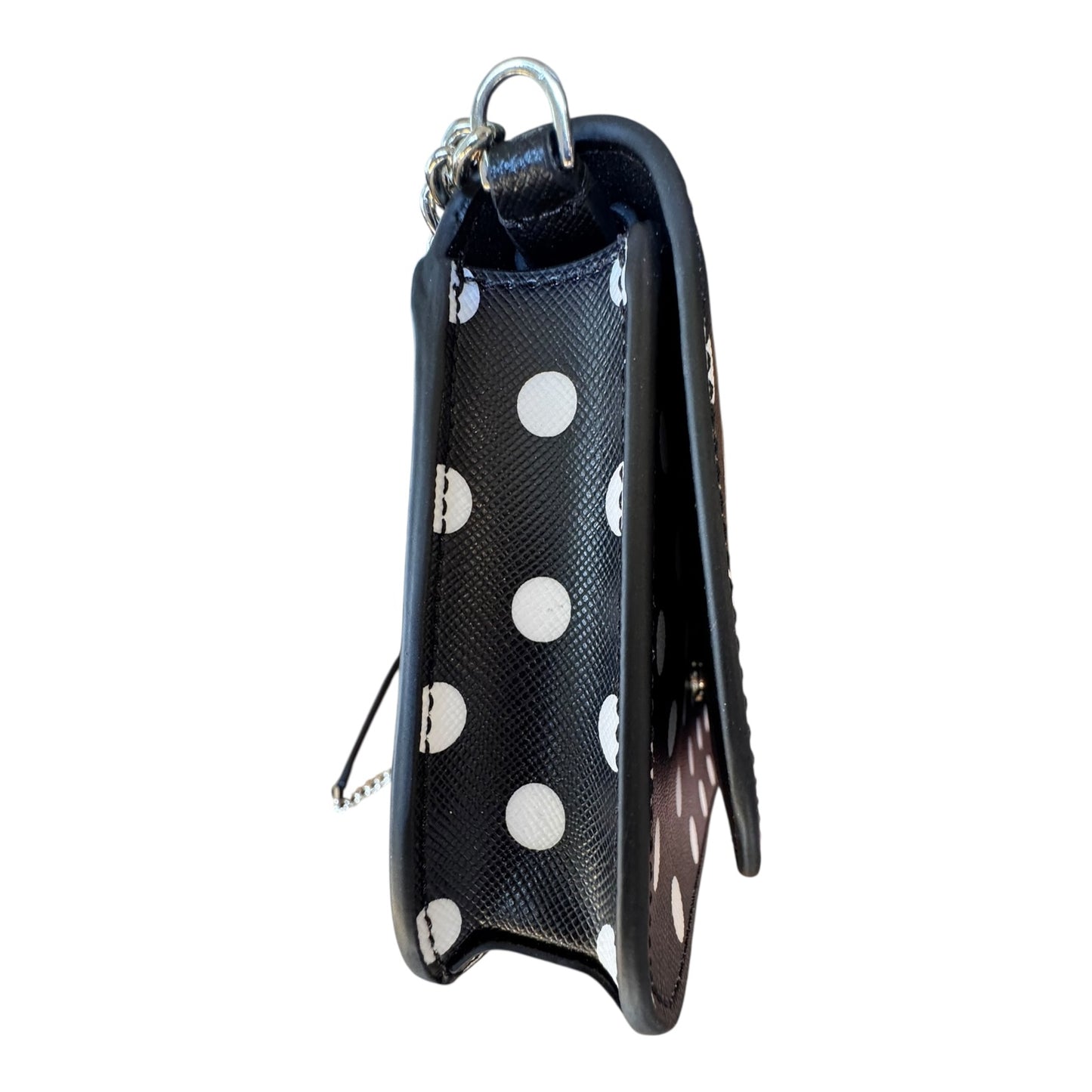 Handbag Designer By Kate Spade In Polkadot Pattern, Size:Small