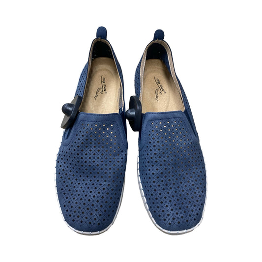 Shoes Flats By Casey Street In Navy, Size:7.5