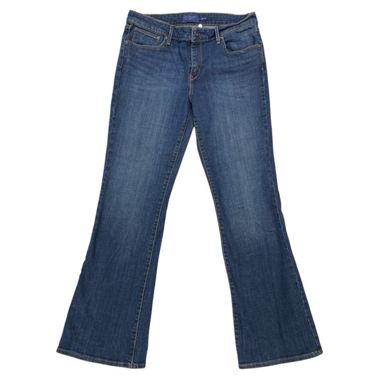 Jeans Boot Cut By Lee In Blue Denim, Size:12