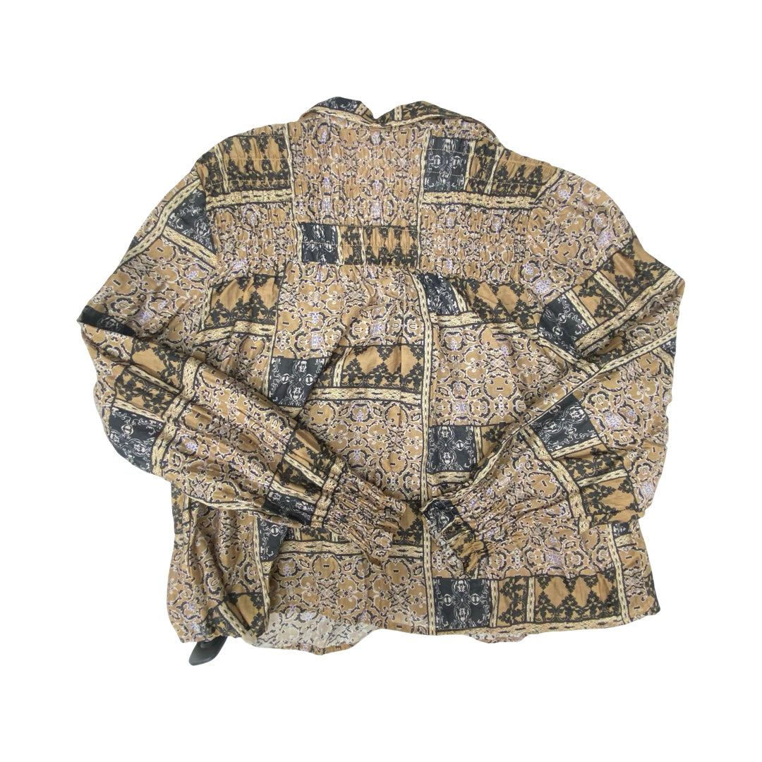 Top Ls By Melloday In Black & Brown, Size:L