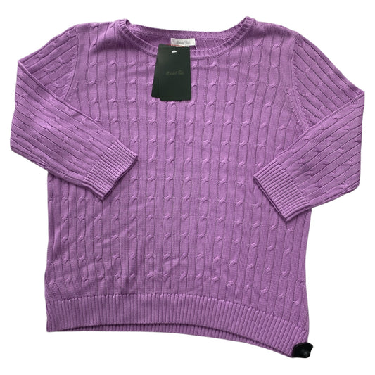 Sweater By MARSHAL FIELDS In Purple, Size:M
