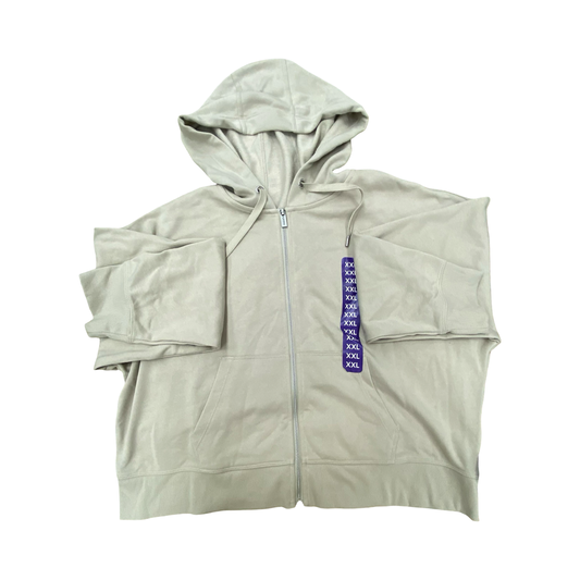 Sweatshirt Hoodie By Dkny In Beige, Size:Xxl