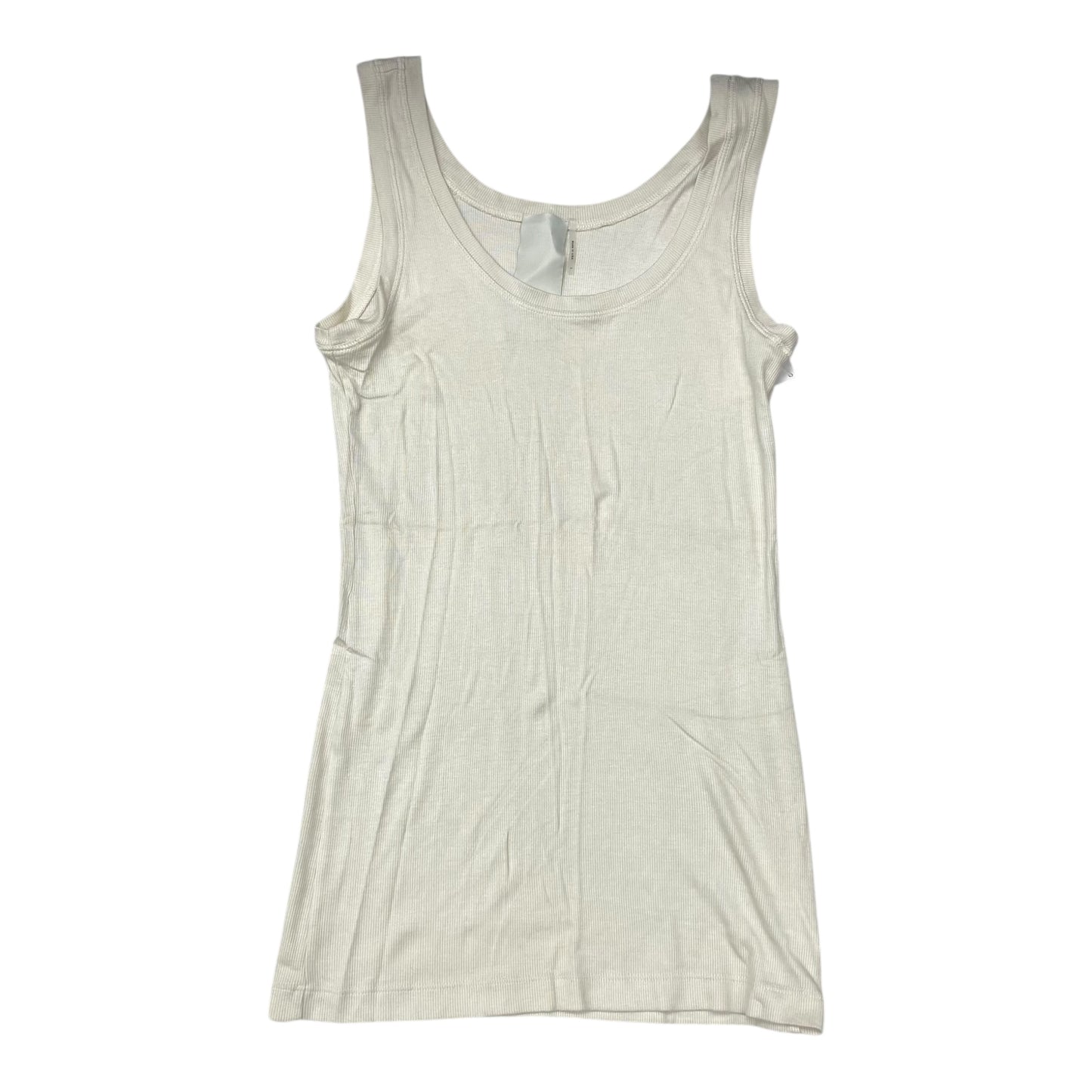 Top Sleeveless By Heather B In Ivory, Size:L