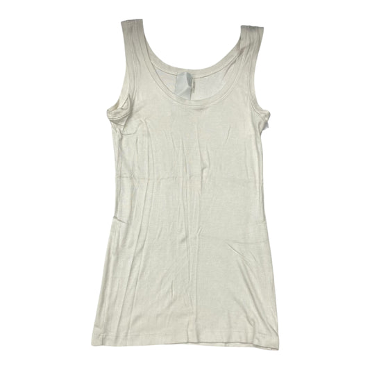 Top Sleeveless By Heather B In Ivory, Size:L