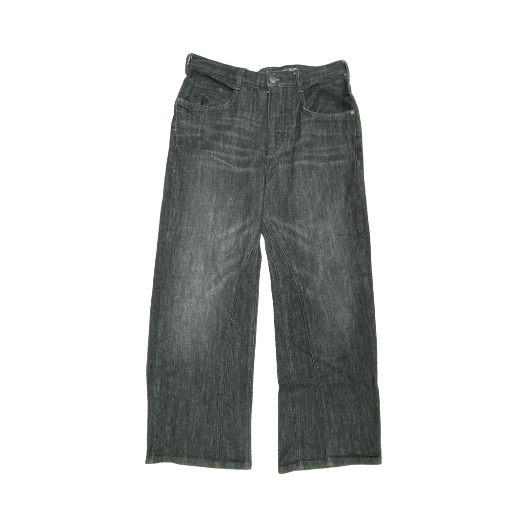 Jeans Wide Leg By Pilcro In Black, Size:2