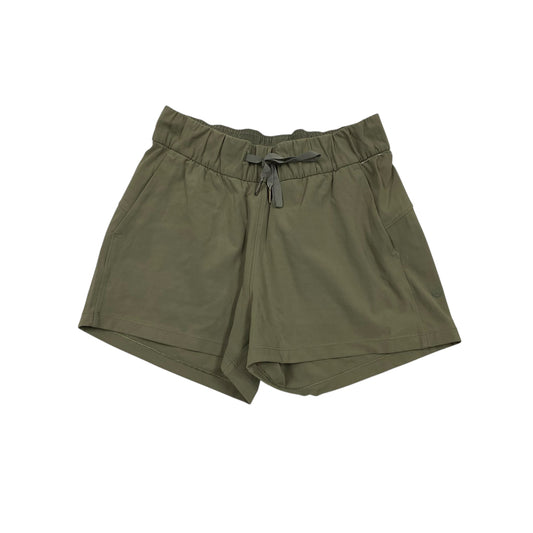 Athletic Shorts By Lululemon In Green, Size:4