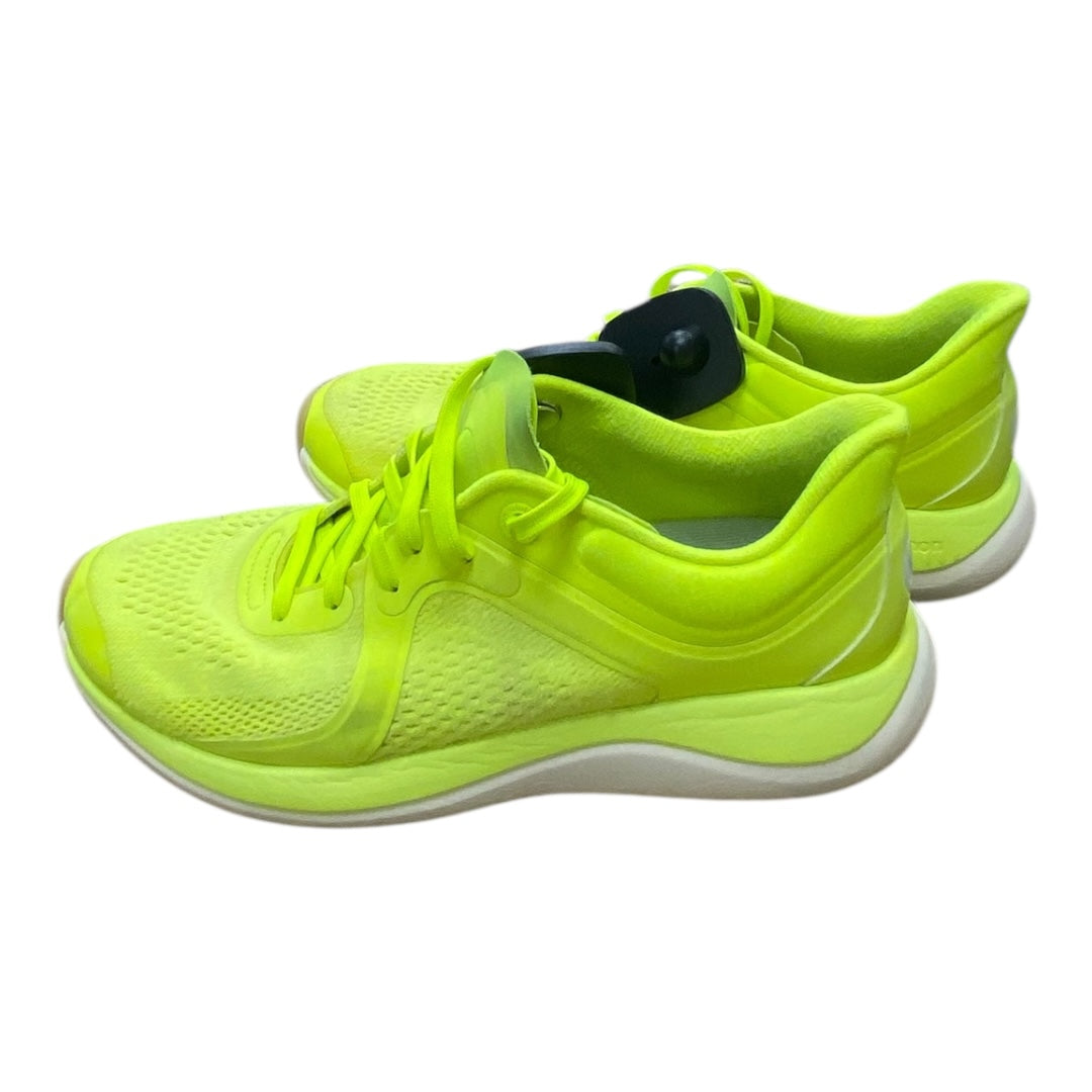 Shoes Athletic By Lululemon In Yellow, Size:8.5