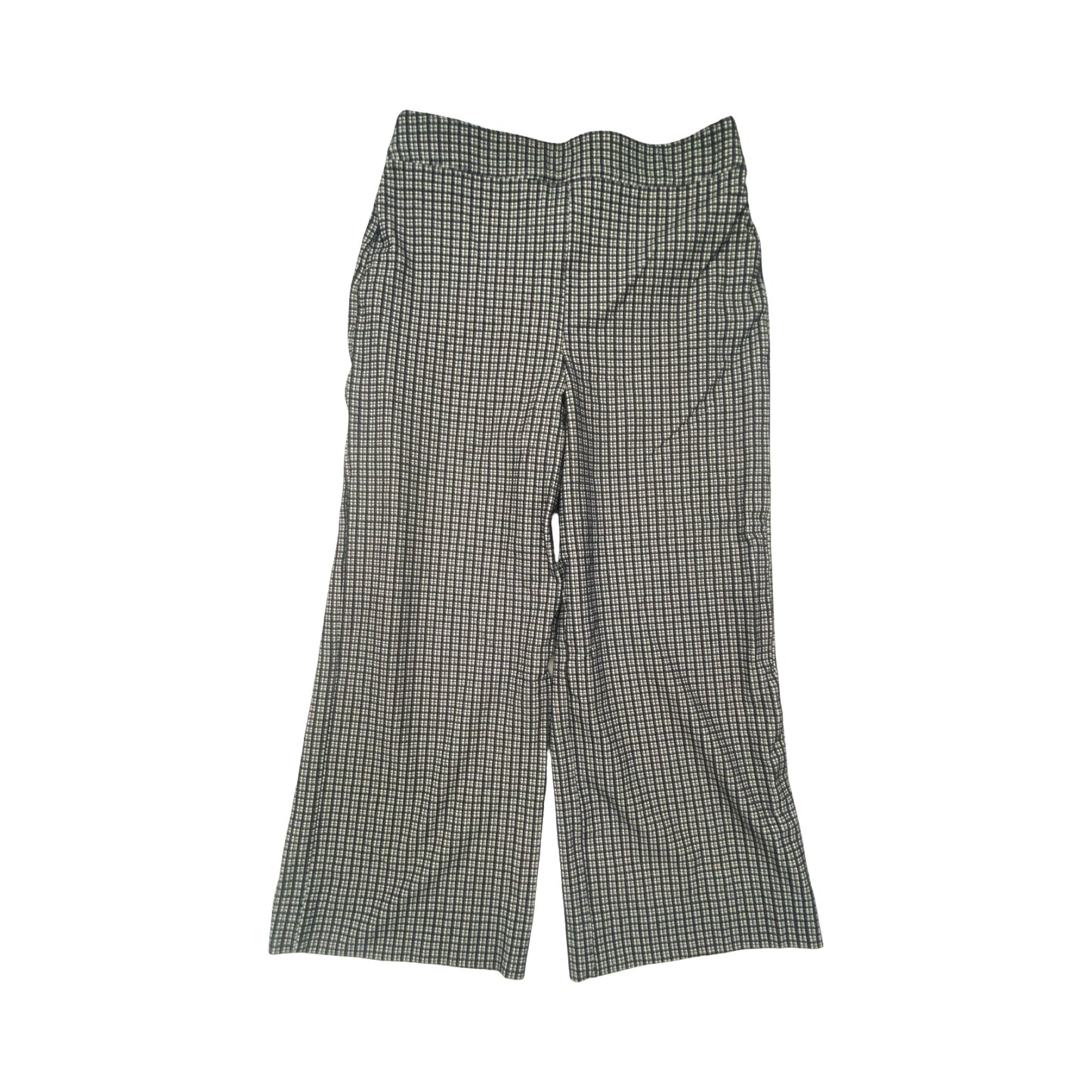Pants Wide Leg By Spanx In Black & White, Size:Xl