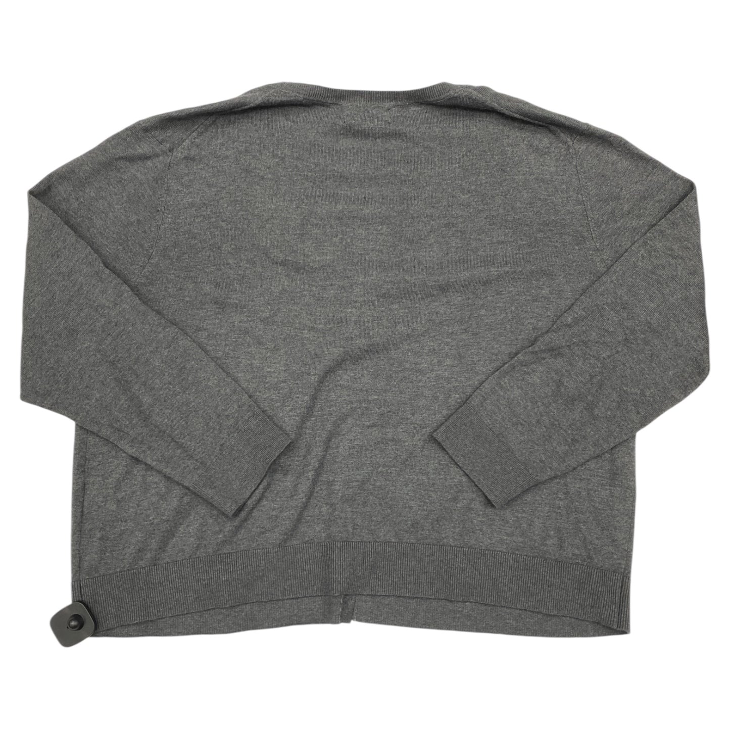 Sweater Cardigan By Banana Republic In Grey, Size:Xxl