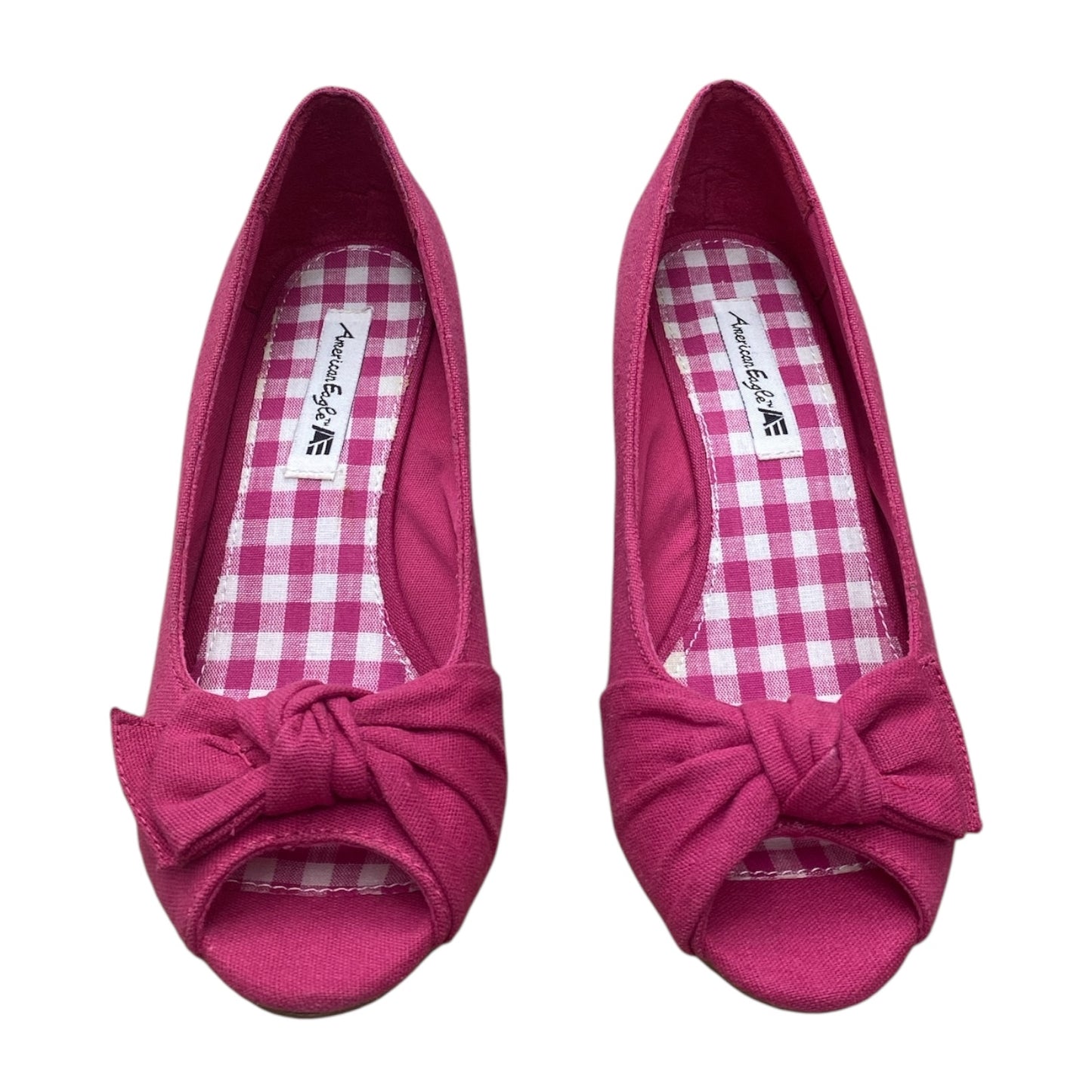 Shoes Heels Wedge By American Eagle In Pink, Size:6.5