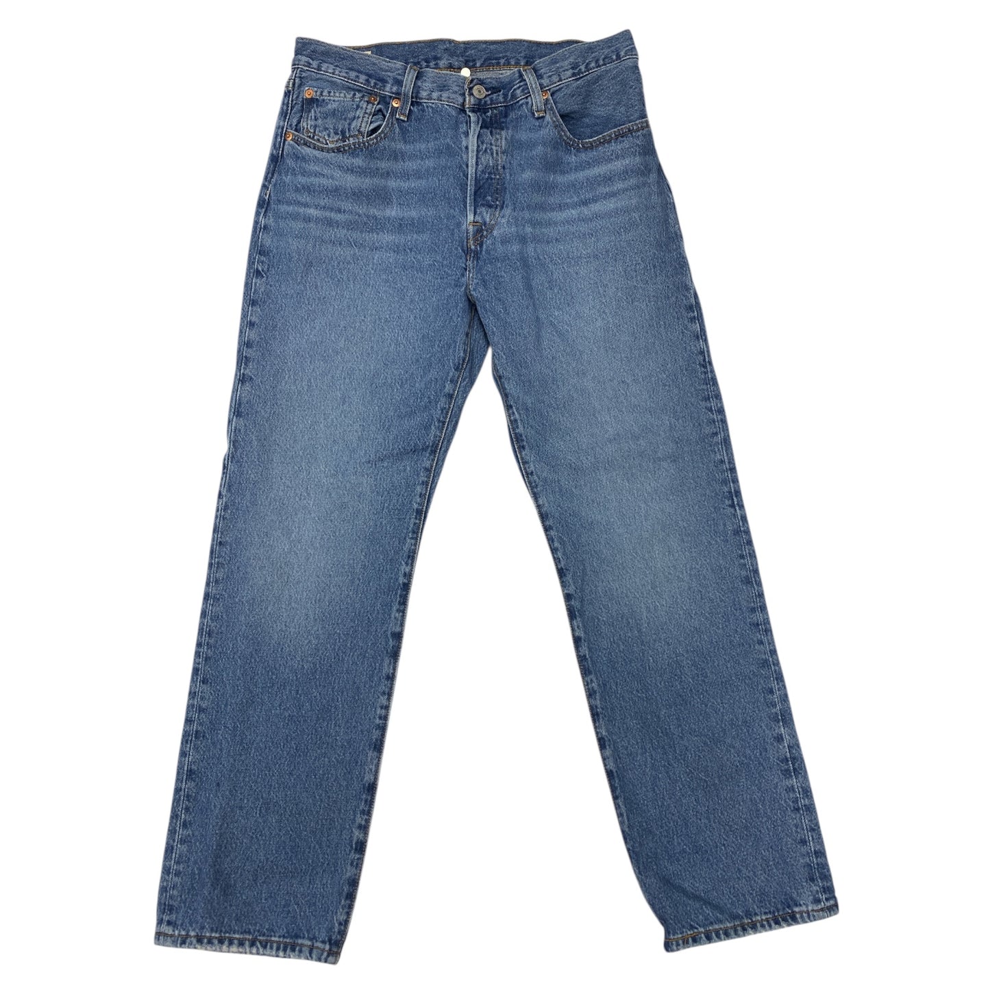 Jeans Straight By Levis In Blue, Size:8