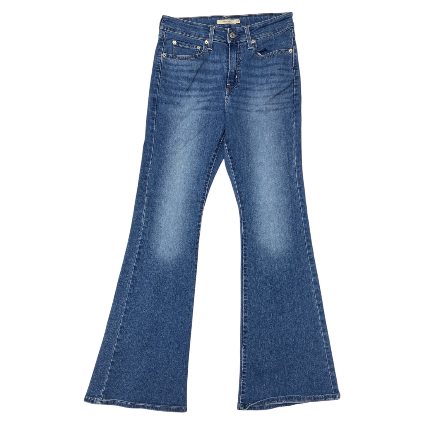 Jeans Flared By Levis In Blue, Size:6