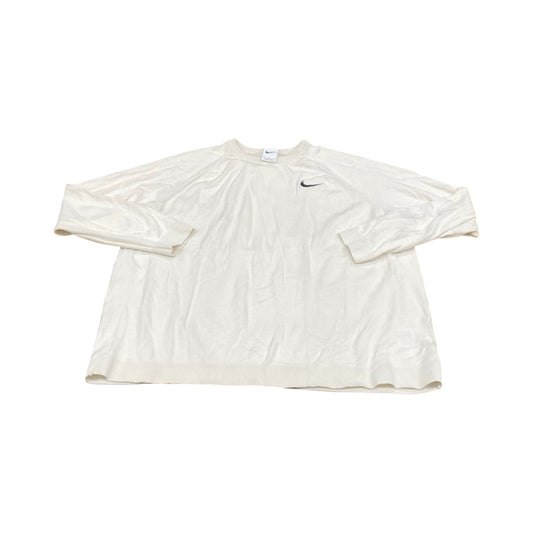 Sweater By Nike In Ivory, Size:Xxl