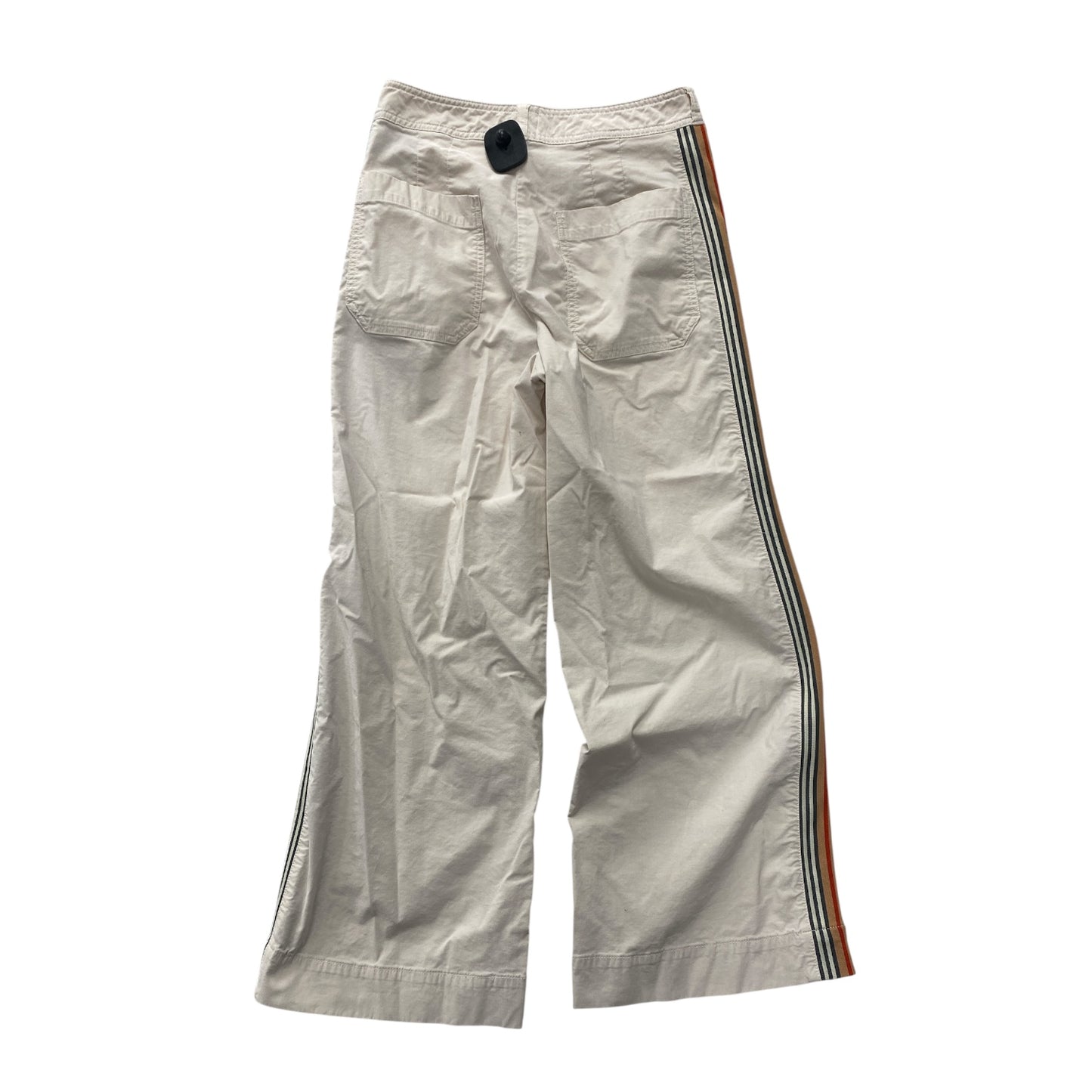 Pants Wide Leg By Maeve In Ivory, Size:4