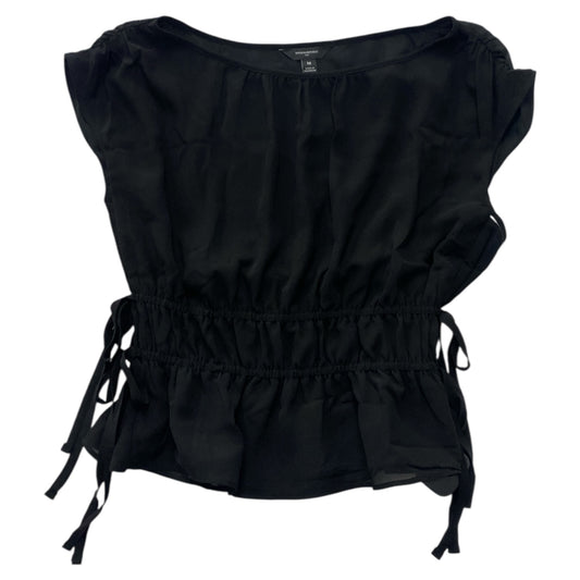 Top Sleeveless By Banana Republic In Black, Size:M