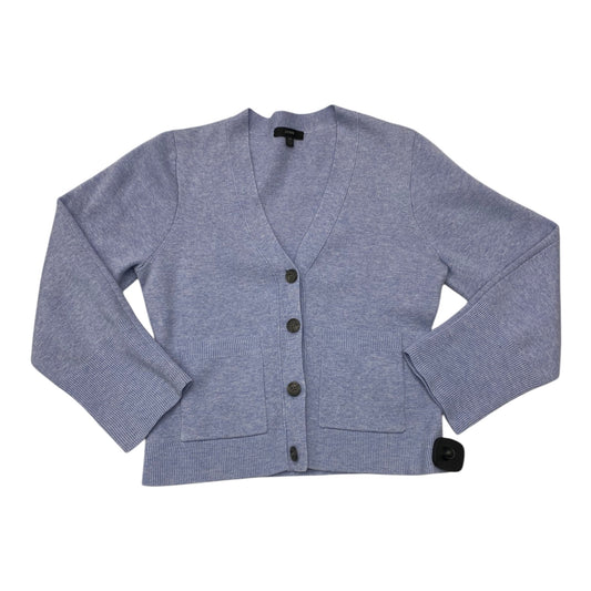 Sweater Cardigan By J. Crew In Blue, Size:Xs