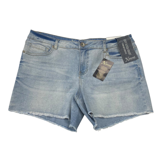 Shorts By Natural Reflections In Blue Denim, Size:14