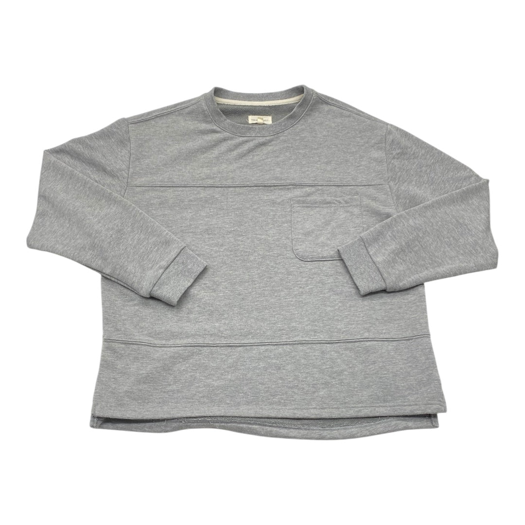 Sweatshirt Crewneck By Thread And Supply In Grey, Size:L