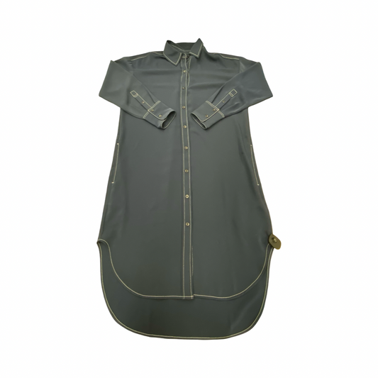 Dress Casual Maxi By Madewell In Navy, Size:M