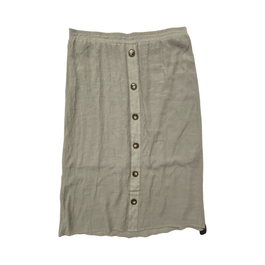 Skirt Maxi By Apt 9 In Grey, Size:Xl