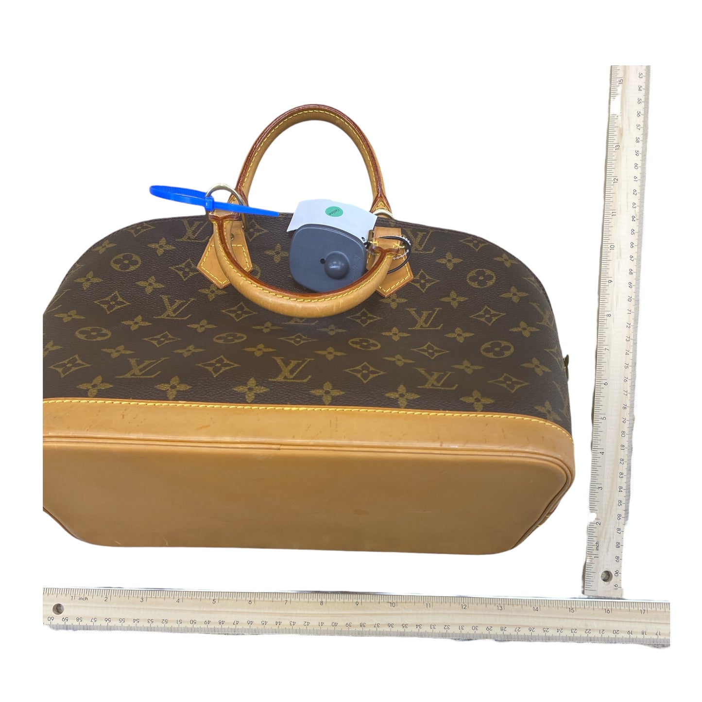 Handbag Luxury Designer By Louis Vuitton In Brown, Size:Medium