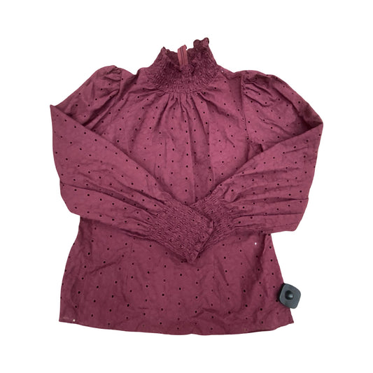 Top Ls By Veronica Beard In Maroon, Size:2