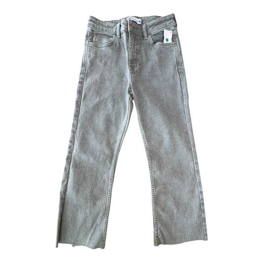 Jeans Straight By Zara In Green, Size:4