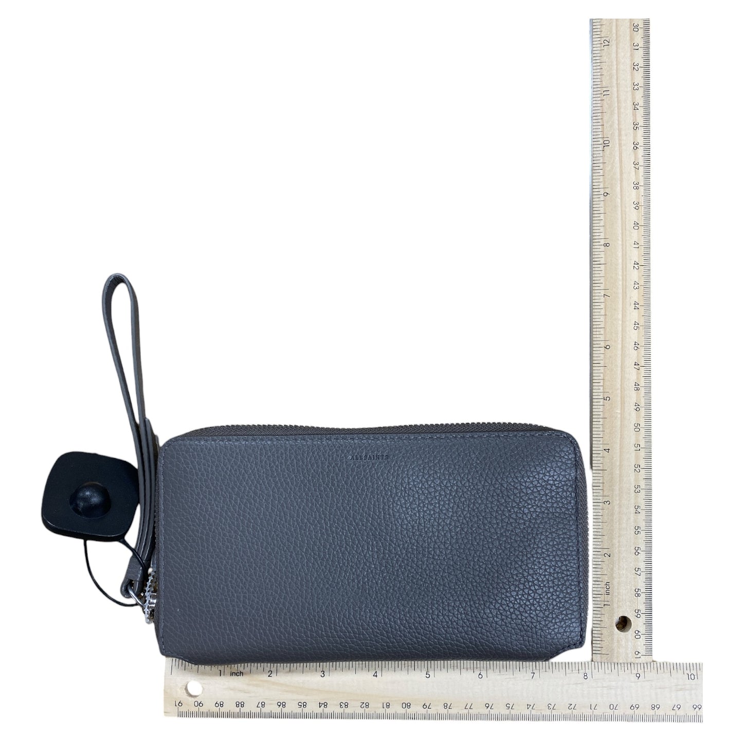 Wallet Designer By All Saints In Grey, Size:Medium
